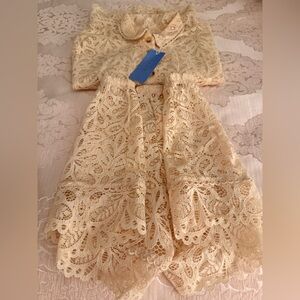 Elegant Cream Lace Pajama Set from  Intimissimi